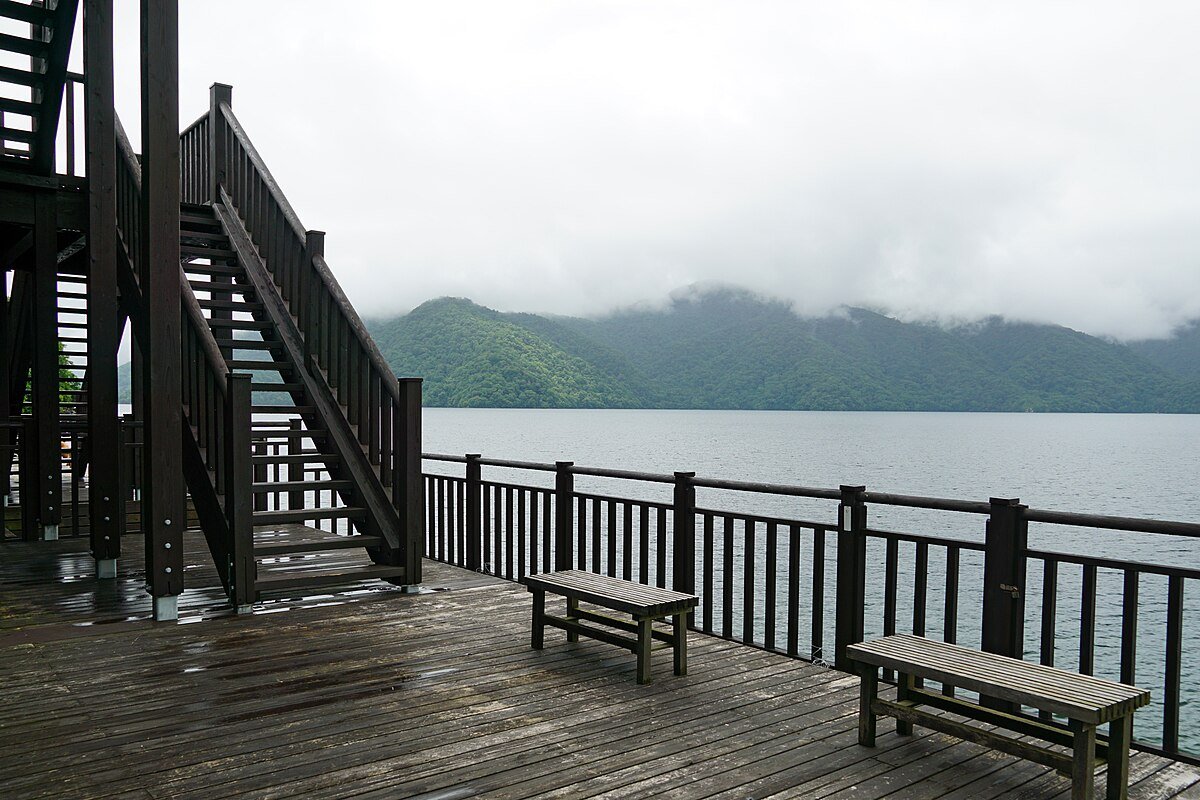 中禅寺湖畔ボートハウスの風景