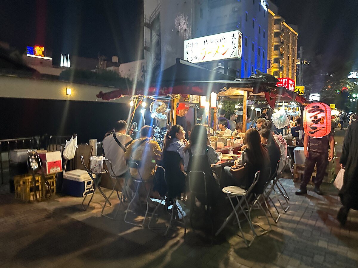 中洲屋台街の風景