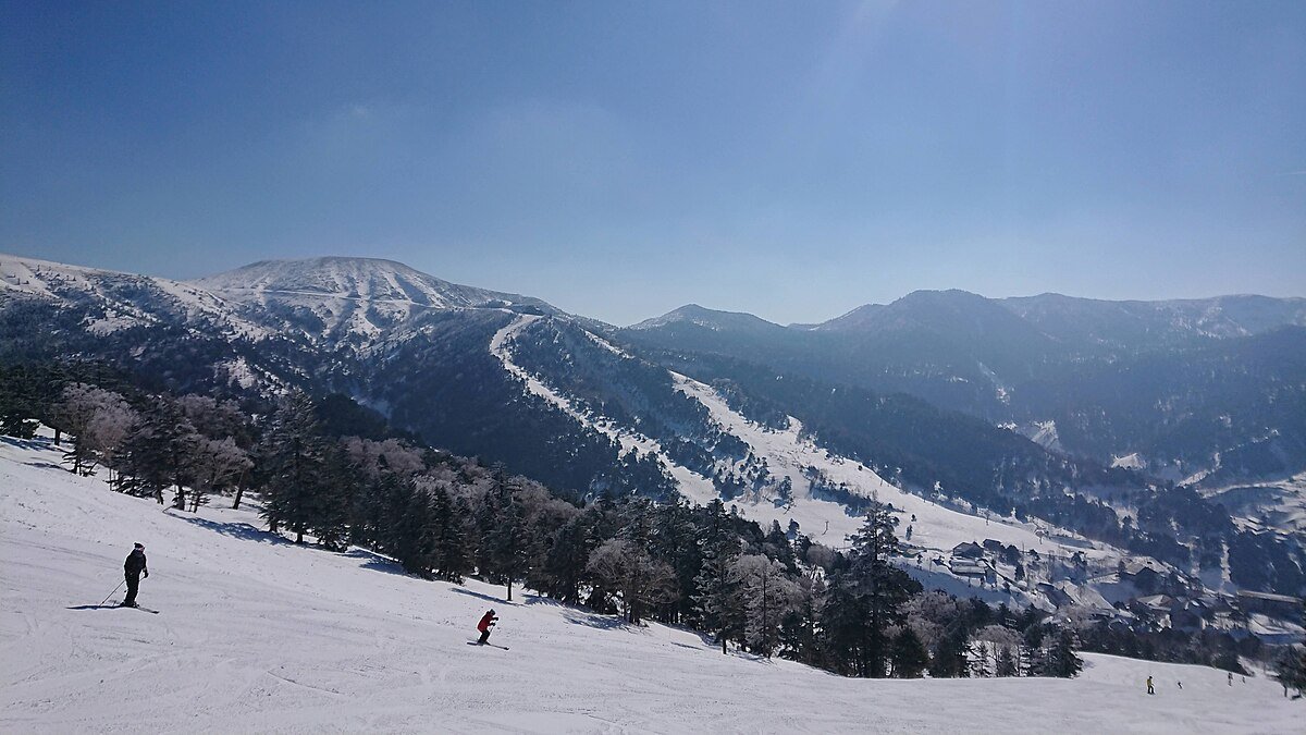 万座温泉スキー場の風景