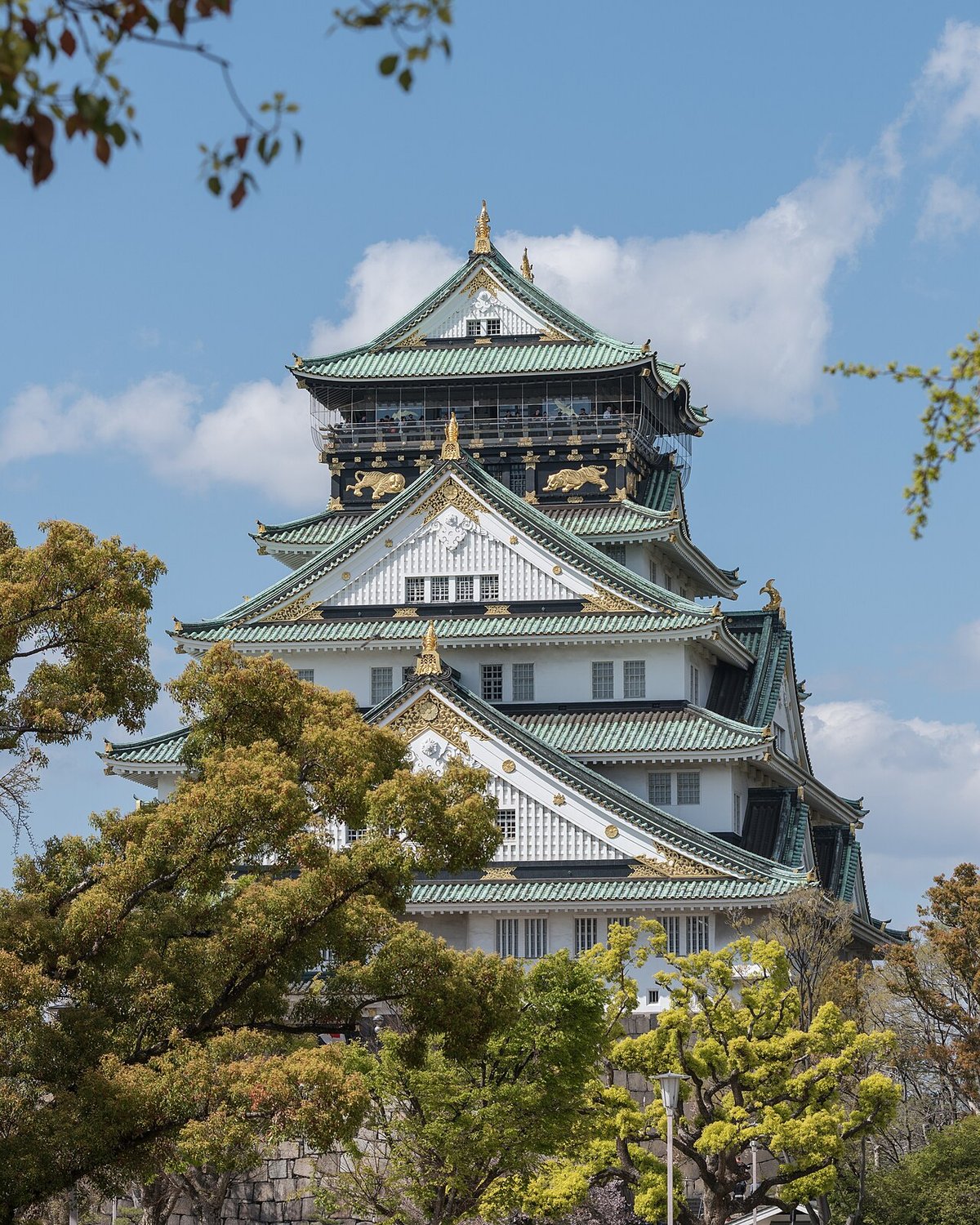 大阪城の風景