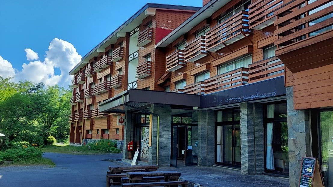 上高地温泉ホテルの外観