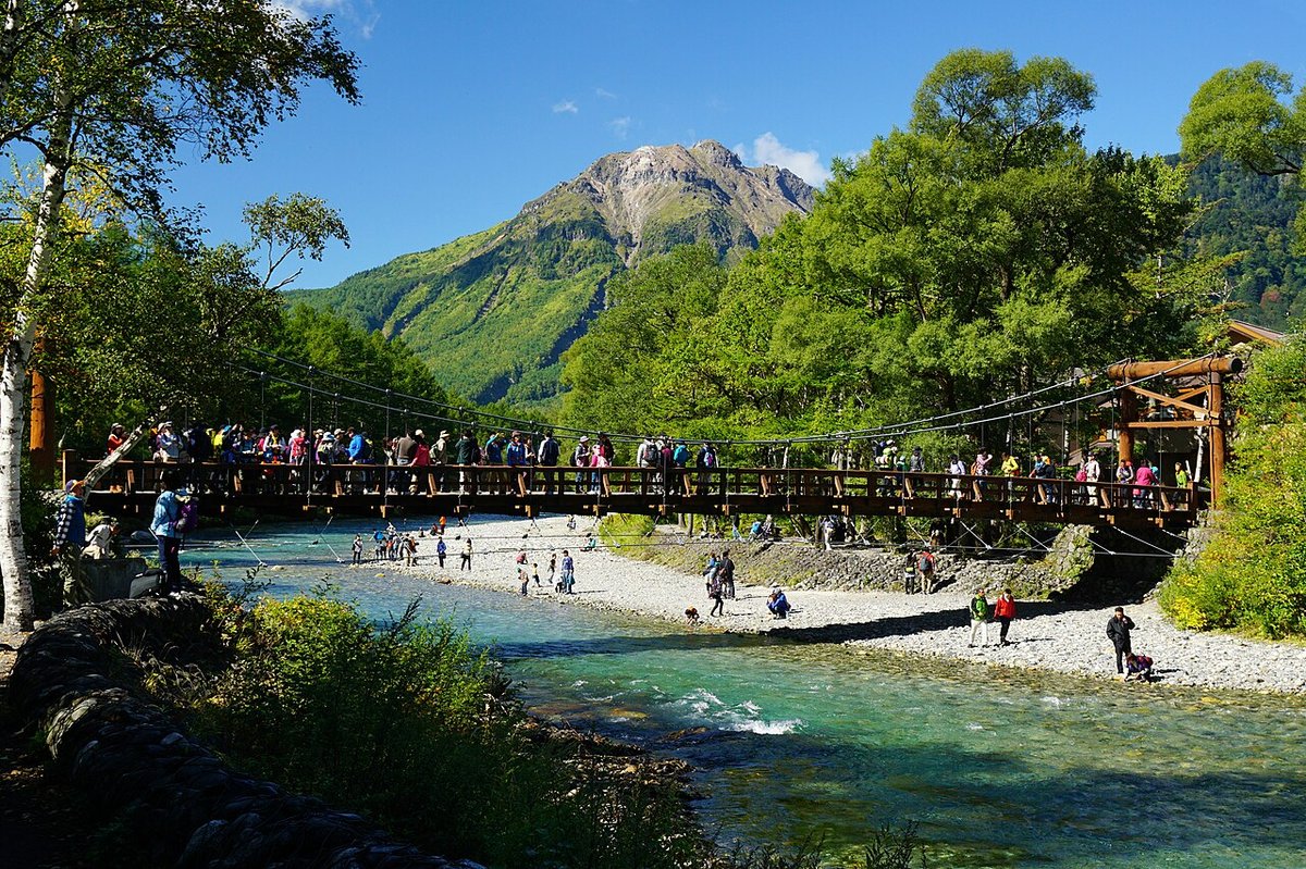 河童橋の風景