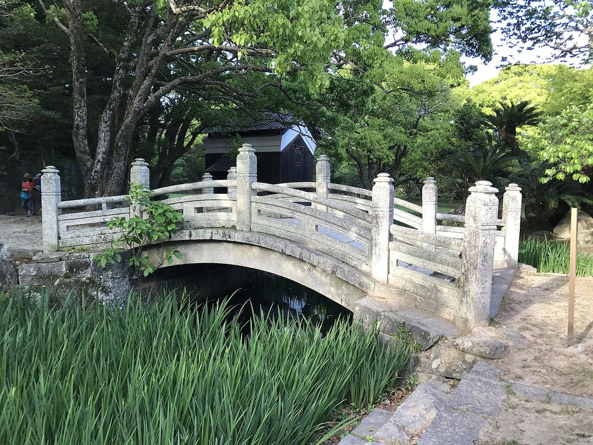 萩城跡の風景