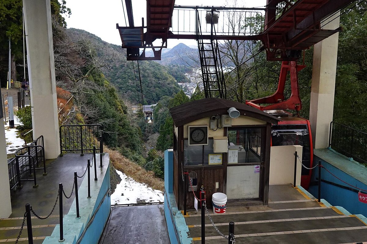 城崎温泉ロープウェイの風景