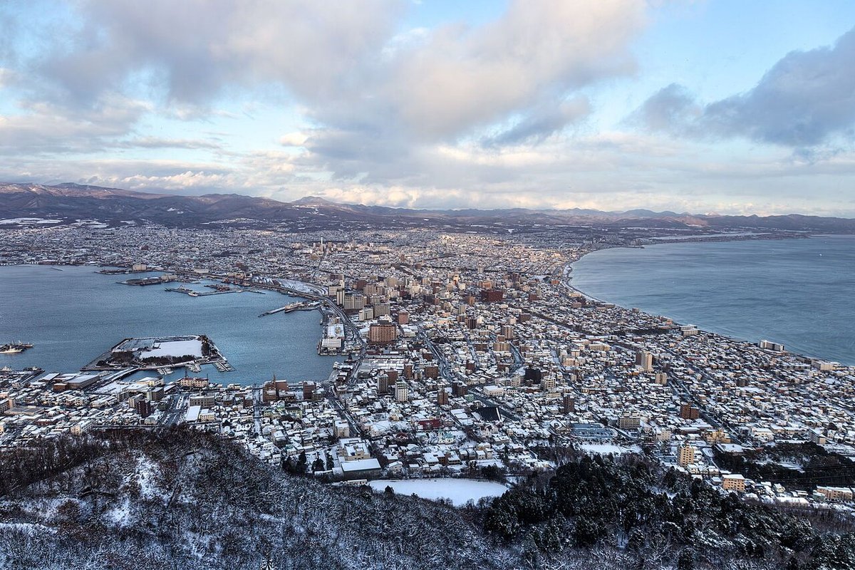 函館山展望台の風景