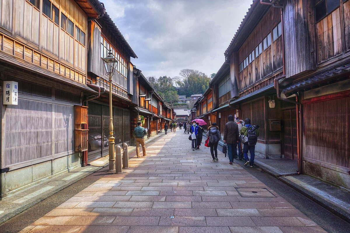 ひがし茶屋街の風景