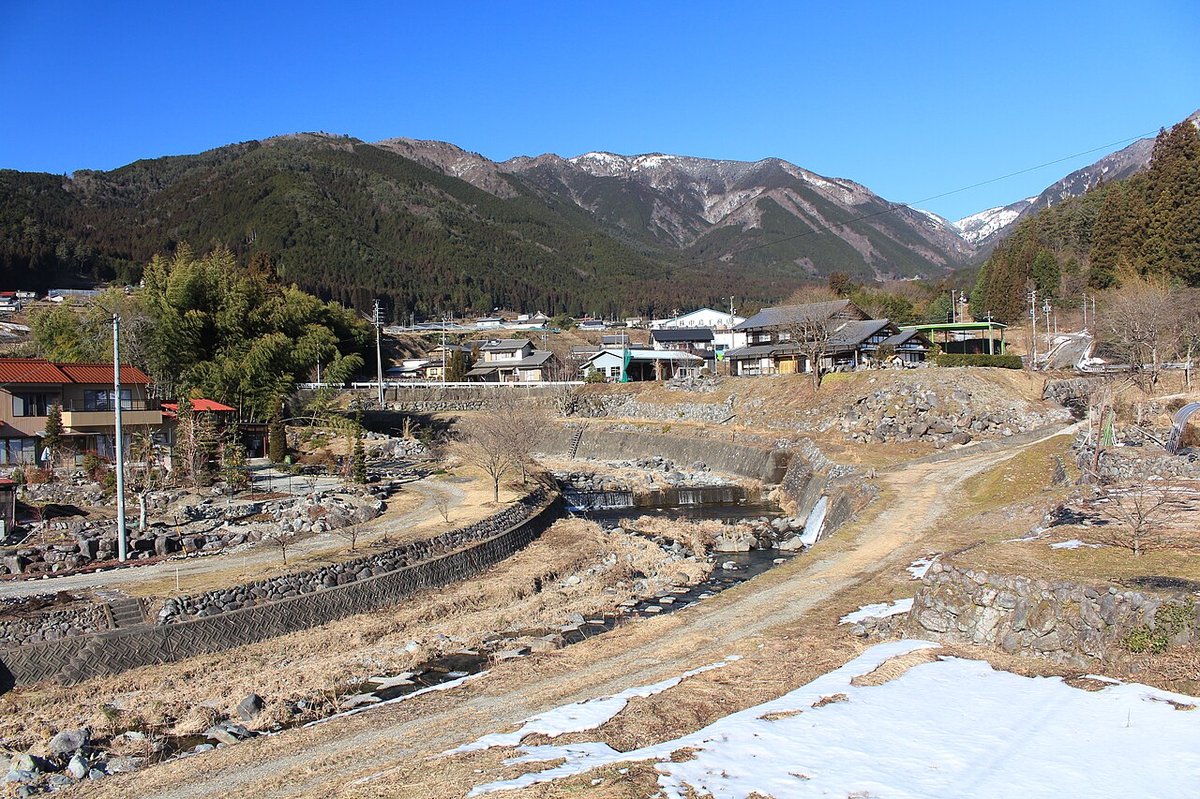 飛騨川公園の風景