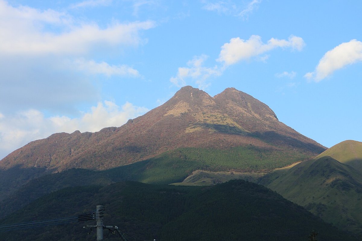 由布岳の風景