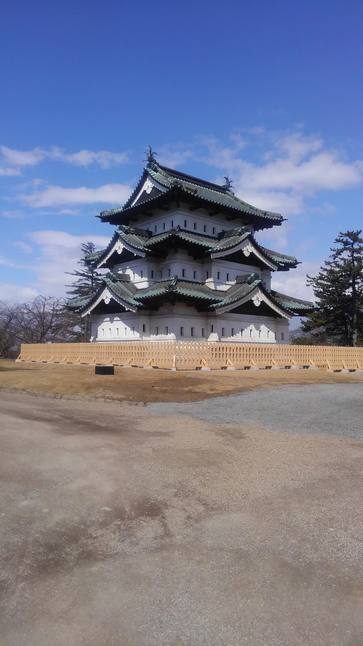 弘前城の風景