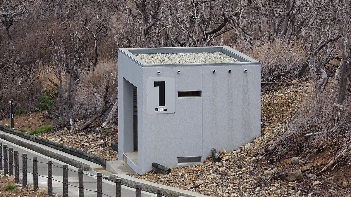 大涌谷の風景