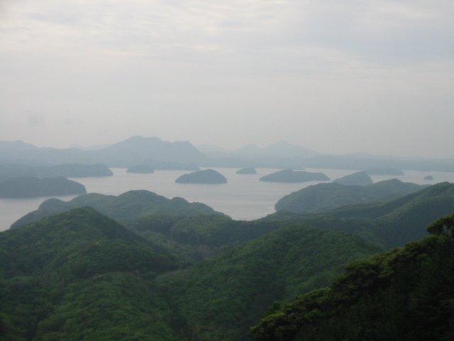 烏帽子岳展望所の風景
